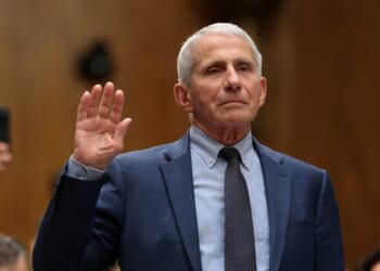 Former director of the National Institute of Allergy and Infectious Diseases Anthony Fauci is sworn in before testifying to Senate Homeland Security and Governmental Affairs Committee hearing on July 29, 2026, in Washington, D.C.