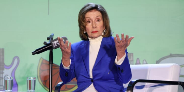 House Rep. Nancy Pelosi, speaks on stage at the SXSW Festival in Austin, Texas, in March.