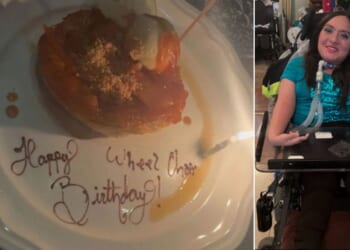 A New Jersey restaurant was the site of a massive kitchen fail when it sent out a dessert with a message insulting a customer.