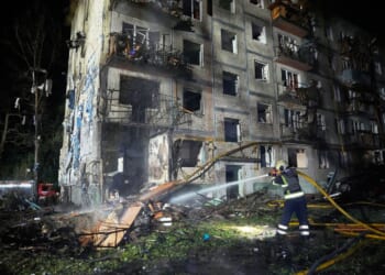 Russia hits Ukrainian capital with ballistic missiles and drones, killing at least 9