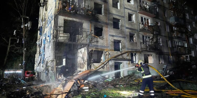 Russia hits Ukrainian capital with ballistic missiles and drones, killing at least 9