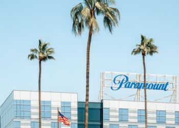 The Paramount Building in Beverly Hills, California, on April 4, 2025.
