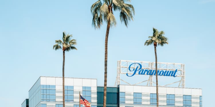 The Paramount Building in Beverly Hills, California, on April 4, 2025.