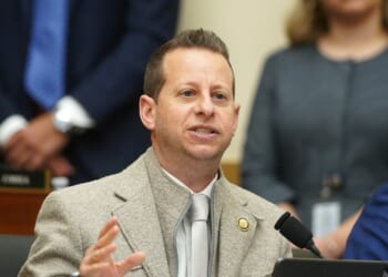Rep. Jared Moskowitz questions Special Counsel Jack Smith as he testifies during a hearing before the House Judiciary Committee in the Rayburn House Office Building on Capitol Hill on Jan. 22, 2026, in Washington, D.C.