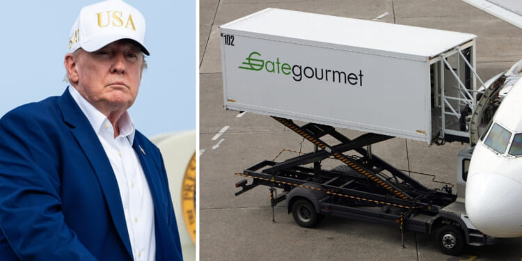 President Donald Trump left Turkey on July 8, 2026, by sneaking onto a catering truck at the airport.