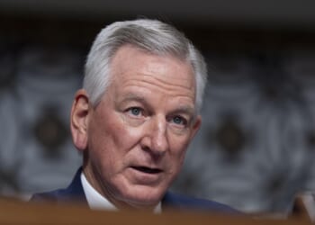 Tuberville trashes GOP's election bill talking points, literally