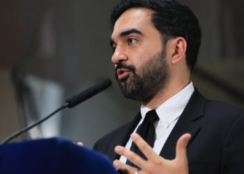 New York City Mayor Zohran Mamdani, pictured speaking in a July file photo.
