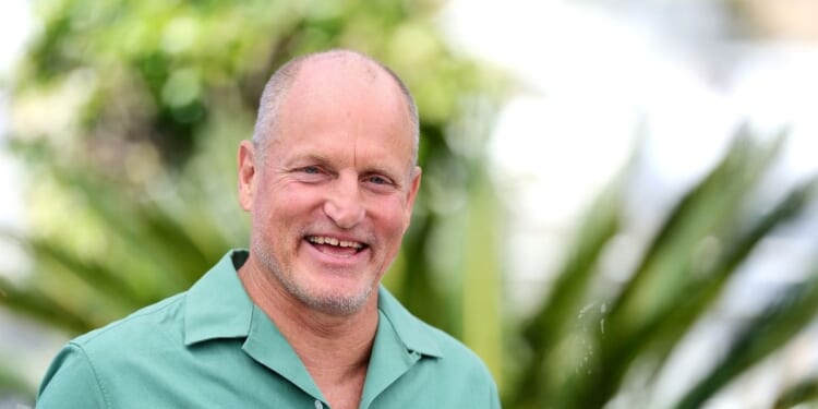 Woody Harrelson poses during the "Full Phil" photocall at the 79th annual Cannes Film Festival at Palais des Festivals on May 16, 2026, in Cannes, France.