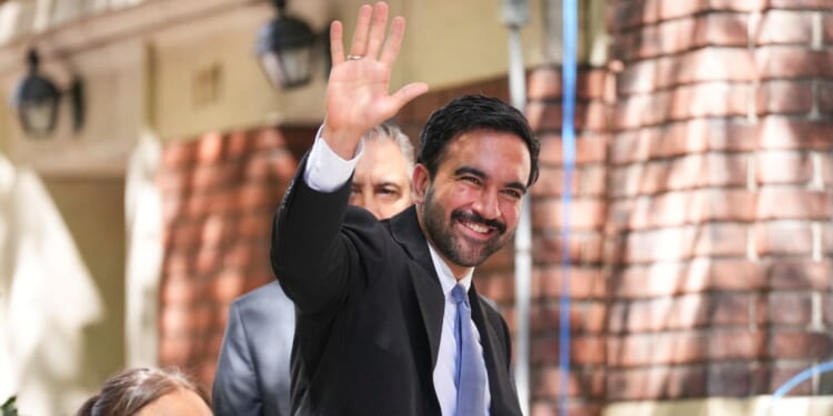 New York City Mayor Zohran Mamdani waves as he arrives to meet with Brazilian President Luiz Inacio Lula da Silva at the residence of Brazil's ambassador to the United Nations, in New York City, on Sept. 21, 2026.