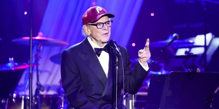 Art Garfunkel speaks onstage during the 68th GRAMMY Awards Pre-GRAMMY Gala & GRAMMY Salute to Industry Icons Honoring Avery Lipman & Monte Lipman on Jan. 31, 2026, in Los Angeles, California.