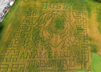 Aw shucks: Dolly Parton corn mazes crop up in fields nationwide