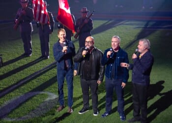 Some fans were confused or upset when an NFL game in New York opened with the national anthem of a country that was not involved with the game in any way.