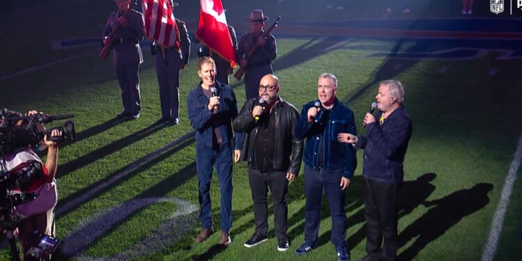 Some fans were confused or upset when an NFL game in New York opened with the national anthem of a country that was not involved with the game in any way.