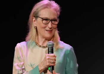 Meryl Streep attends the "The Devil Wears Prada 2" Wardrobe Auction in support of CPJ And CFDA at Christie's on Sept. 10, 2026, in New York City.