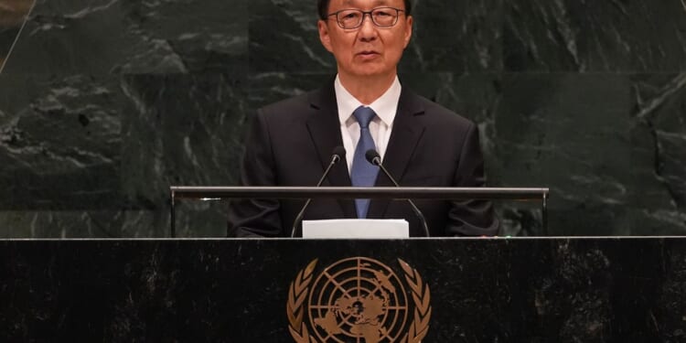 China, as usual, uses U.N. speech to promote global development as solution to world's challenges