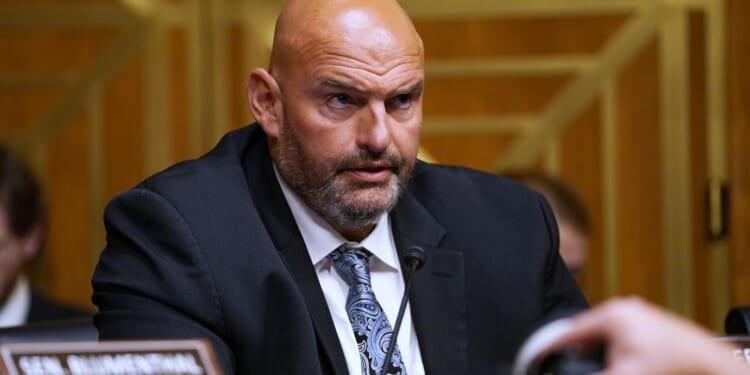 Democratic Sen. Fetterman mistakenly dubs himself a 'lifelong Republican'