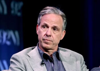 Jake Tapper attends Jake Tapper and Alex Thompson In Conversation With David Remnick: Original Sin - President Biden's 2024 Campaign at 92NY on May 27, 2025, in New York City.