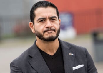Michigan Democratic Senate candidate Abdul El-Sayed speaks to reporters at a news conference Tuesday in Detroit, Michigan.