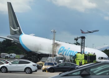 Federal investigators probe Amazon cargo jet's fiery runway crash that killed 5 in Miami