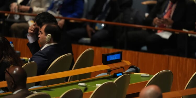 German, Russian foreign ministers have rare meeting at U.N.