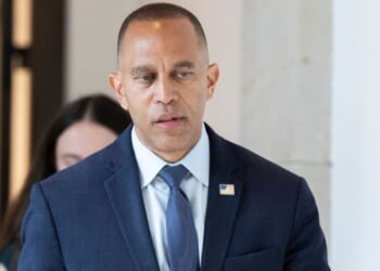 House Minority Leader Hakeem Jeffries, a New York Democrat, is facing sharp dissent from within his own party.
