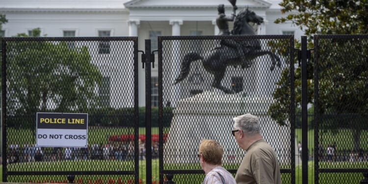 Lafayette Square across from White House partially reopened after renovation