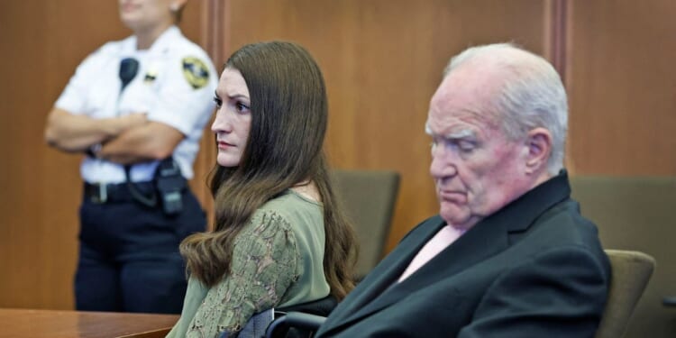 Lindsay Clancy and her attorney, Kevin Reddington, listen as the judge declares a mistrial at the conclusion of Clancy's murder trial at the Plymouth County Superior Court in Plymouth, Massachusetts, on Sept. 4, 2026.