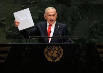 Netanyahu dismisses opponents, praises Trump in brash speech at United Nations