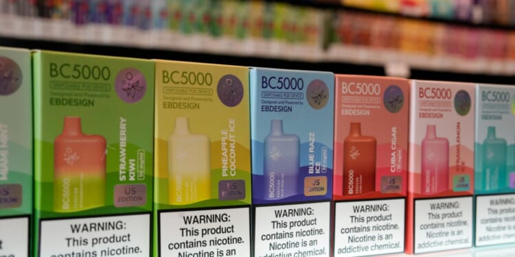 Newsom signs California law banning sales of single-use, battery-powered vapes