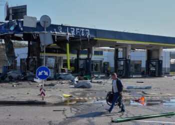 Russian drones target Kyiv gas stations, aiming to rattle civilians
