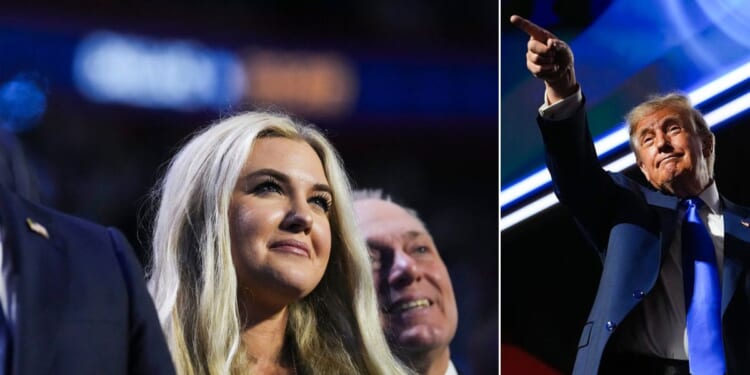 Erika Kirk and her late husband, Charlie Kirk, were honored Wednesday by President Donald Trump at the Republican National Midterm Convention in Dallas, Texas.