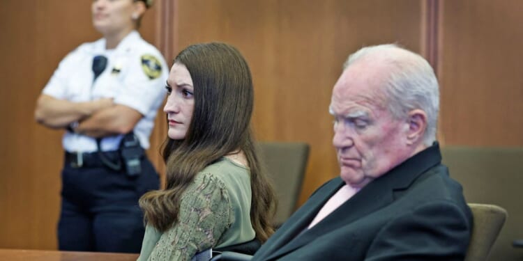 Lindsay Clancy and her attorney Kevin Reddington listen as the judge declares a mistrial at the conclusion of Clancy's murder trial at the Plymouth County Superior Court in Plymouth, Massachusetts, on Sept. 4, 2026.