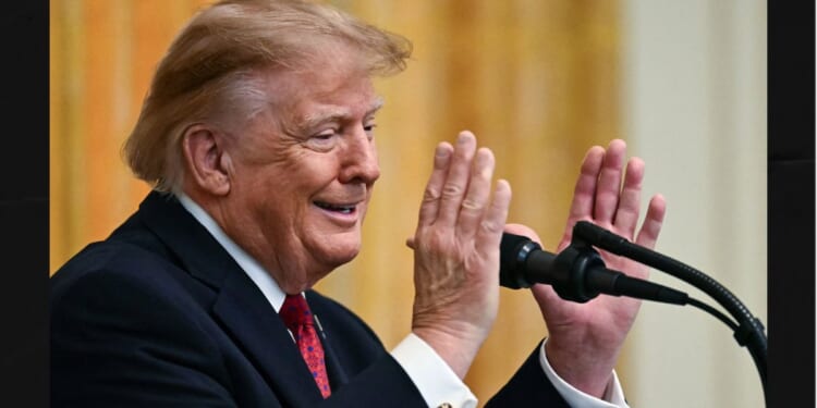 President Donald Trump said the refunds of $500 per person will go out to nearly 1 million Americans in 30 states.