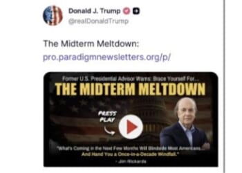 President Donald Trump has now returned -- twice -- to a presentation predicting that his next moves could trigger one of the most dangerous periods in recent American history.