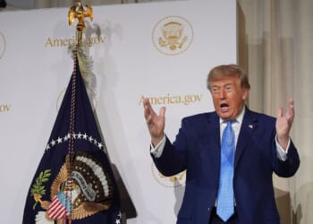 Trump says top tech firms have signed accord to 'self-police' AI development