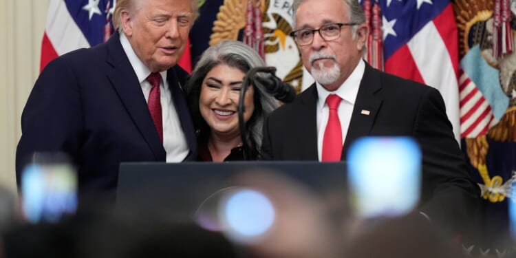 Trump wants more credit for economic gains among Hispanics