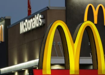 A McDonald's restaurant on Feb. 28, 2025, in San Diego, California.