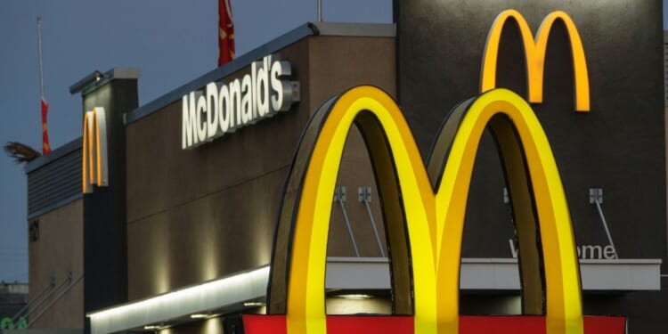 A McDonald's restaurant on Feb. 28, 2025, in San Diego, California.
