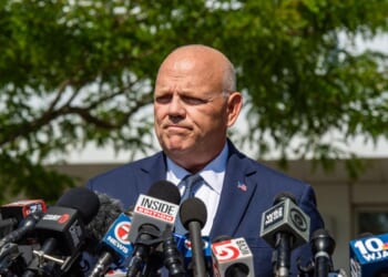 Plymouth County District Attorney Timothy Cruz speaks after a mistrial was called during Lindsay Clancy's murder trial at the Plymouth County Superior Court in Plymouth, Massachusetts, on Sept. 4, 2026.