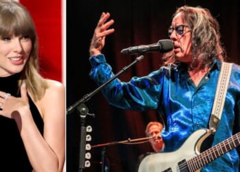 Rocker Todd Lundgren, right, heaped scorn on pop icon Taylor Swift.