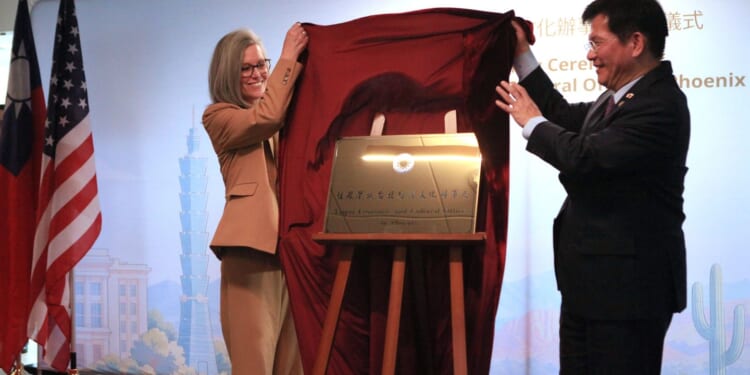 Arizona rejects warning from China, opens Taiwan representative office