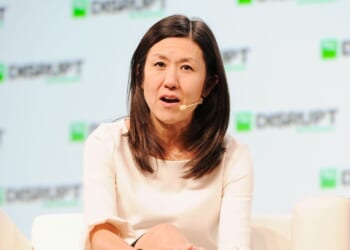 SEC San Francisco director Jina Choi speaks onstage during Day 1 of TechCrunch Disrupt SF 2018 at Moscone Center on Sept. 5, 2018, in San Francisco, California.