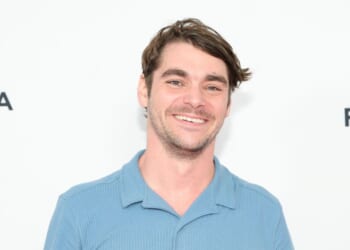 RJ Mitte attends the "Animals In War" premiere during the 2025 Tribeca Festival at Village East Cinema on June 8, 2025, in New York City.