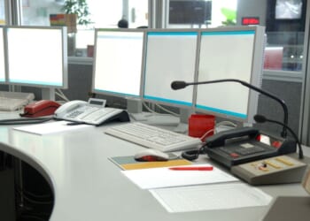 A dispatch center.
