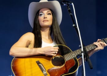 Singer Kacey Musgraves, seen in an April photo, called Christopher Columbus "literally the lamest person to probably ever exist" in a profanity-laced rant during a concert.