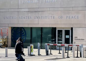 Court blocks government from carving Trump's name into Institute of Peace building