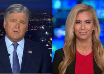 President Donald Trump complained Friday that Sean Hannity of Fox News was "a little bit tough" on now-former White House press secretary Katie Zacharia, right.