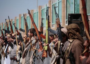 Houthi missile strike on Yemeni government forces kills at least 53 as war escalates