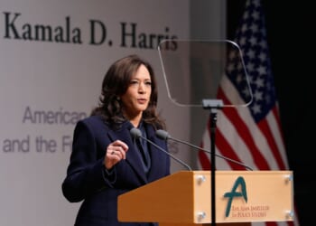 Is Harris running in 2028? She's not saying, but she leads the Dem field and sounds a bit like Trump