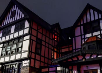 The Chi Phi fraternity house on Cornell University's campus on Oct. 11, 2026, in Ithaca, New York.